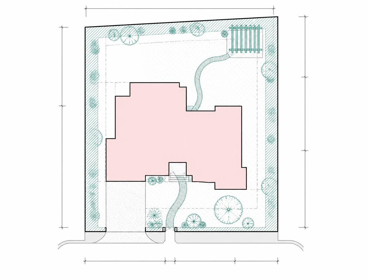 Concept site plan markup